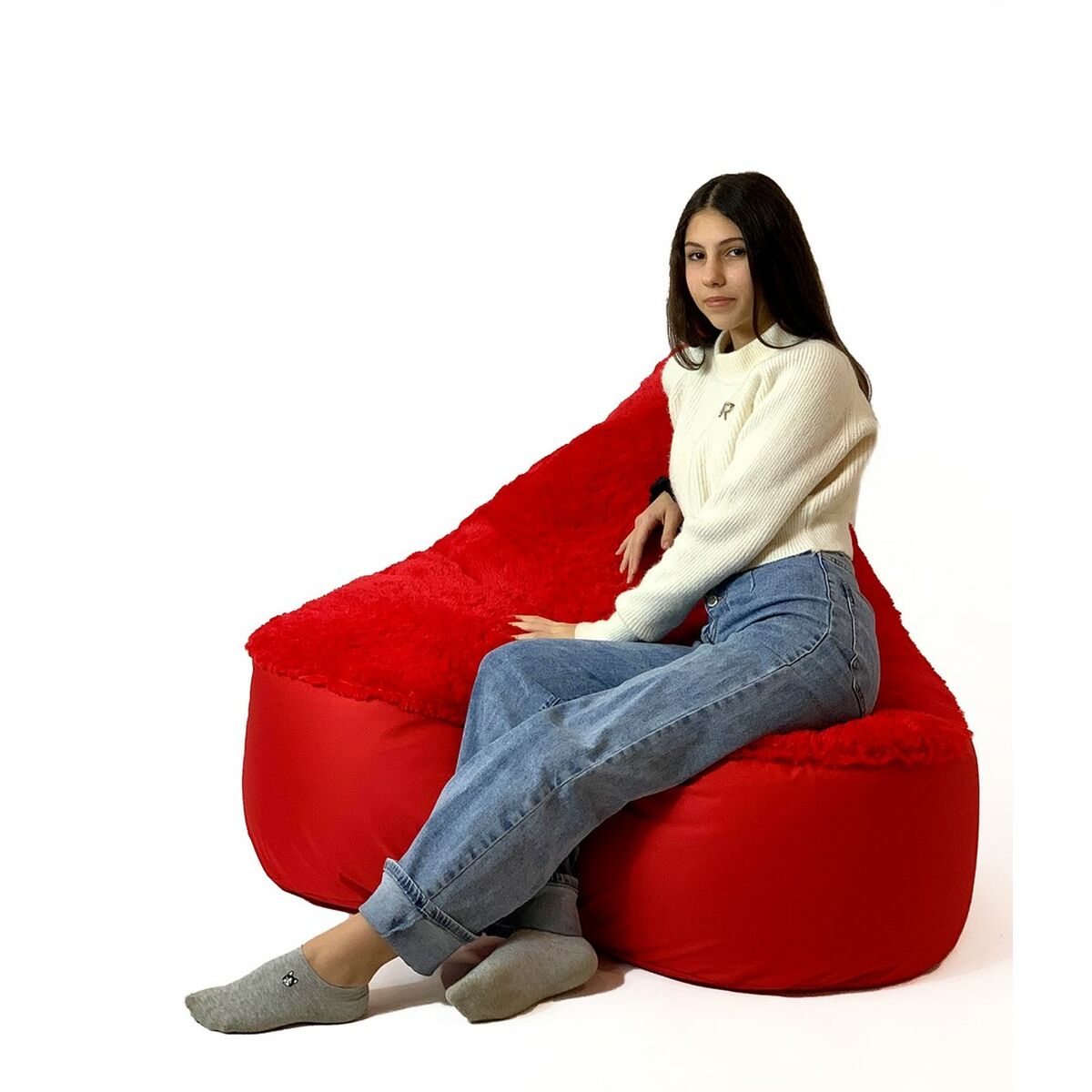 Puff GO GIFT Rød Oxford 140 x 100 cm